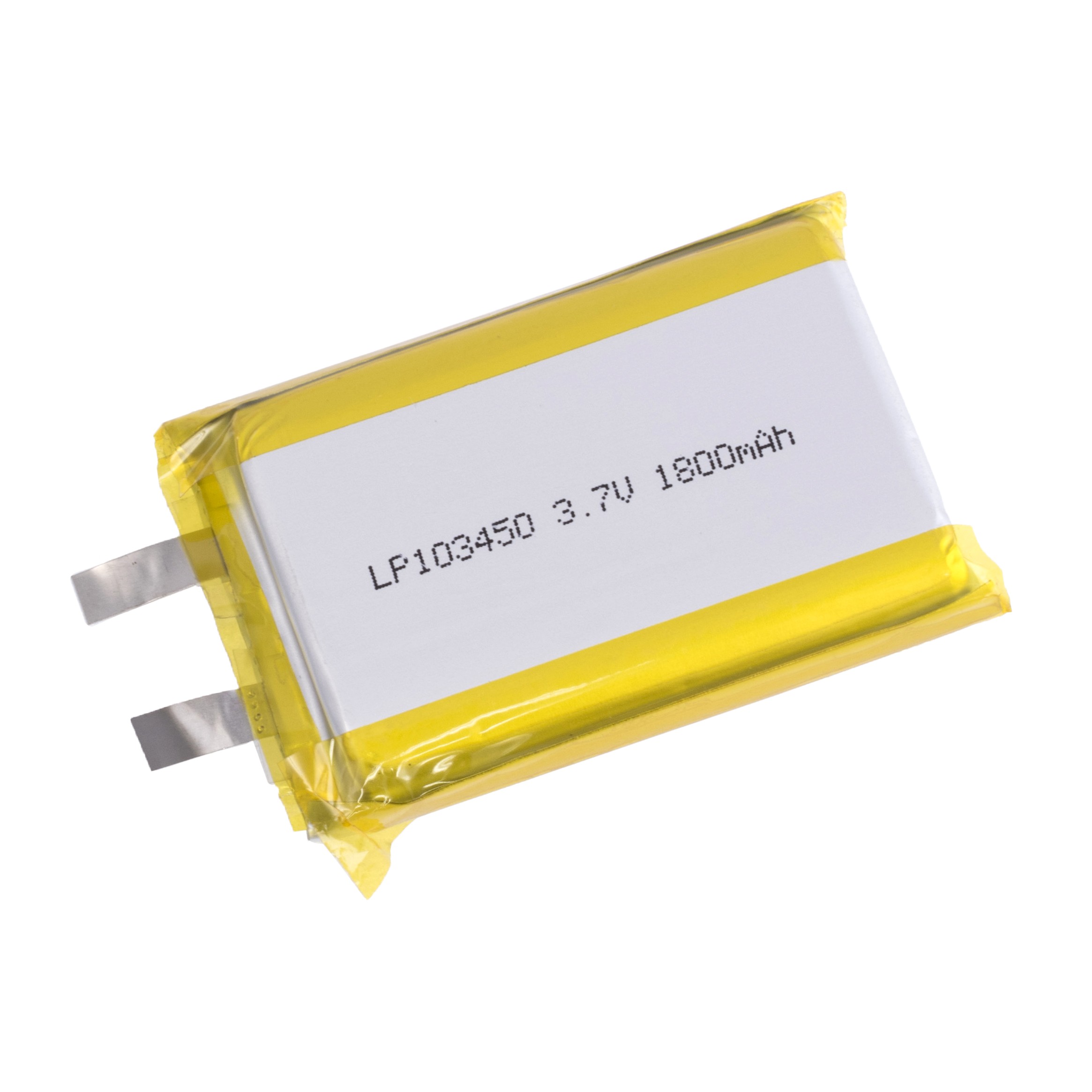 LPW103450 3.7V 1800mAh (LiPo, 180mΩ, 10x34.5x50.5mm, 31.5гр)