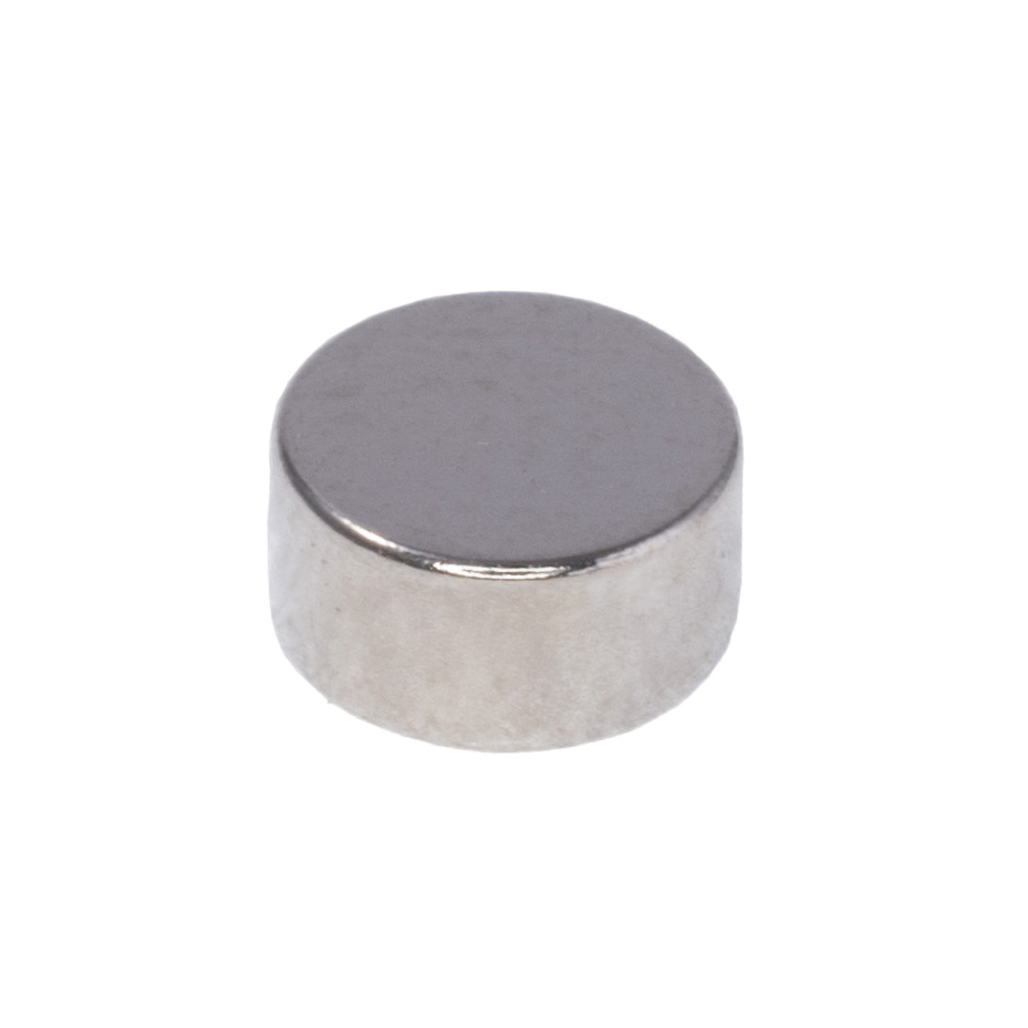 Магніт NdFeB, диск/циліндр D6 x 3 mm (N38), Ni + Cu + Ni (нікель) Магніт NdFeB, диск/циліндр D6 x 3 mm (N38), Ni + Cu + Ni (нікель)
