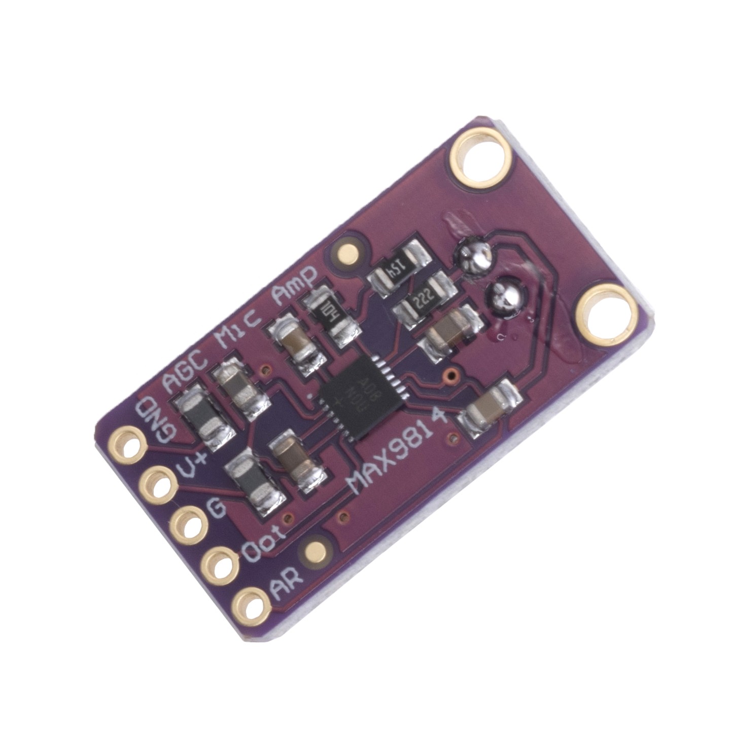 Модуль микрофон с усилителем MAX9814 от 120 грн - РАДИОМАГ РКС КОМПОНЕНТЫ