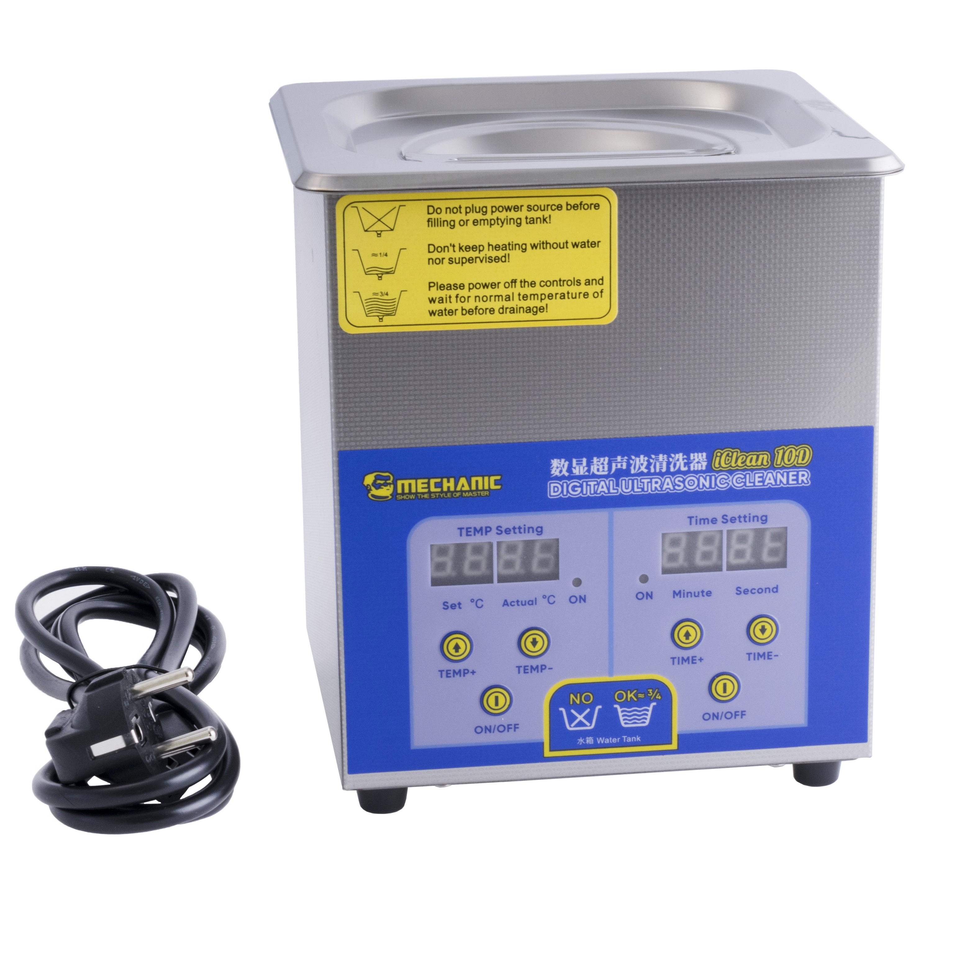 Ультразвукова ванна (MECHANIC Digital Ultrasonic Clean iClean 10D) Ультразвукова ванна (MECHANIC Digital Ultrasonic Clean iClean 10D)