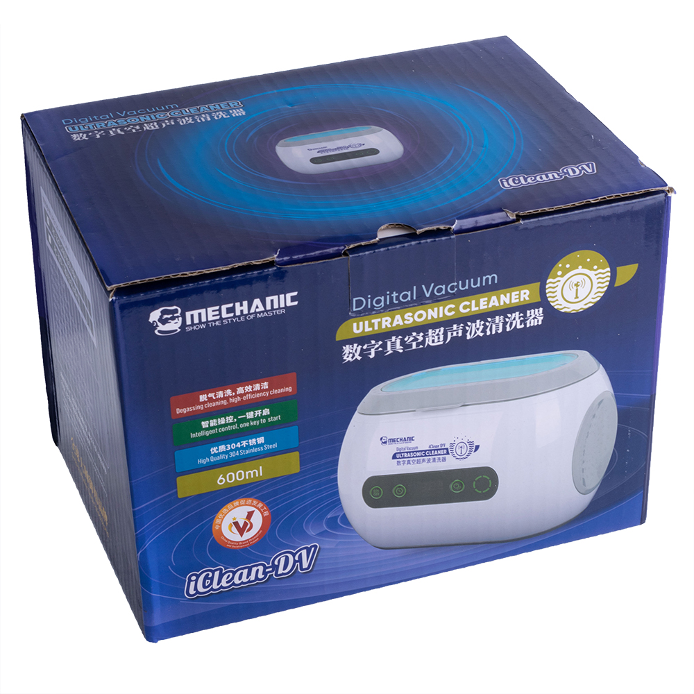 Ультразвукова ванна (MECHANIC Digital Vacuum Ultrasonic Cleaner iClean DV)