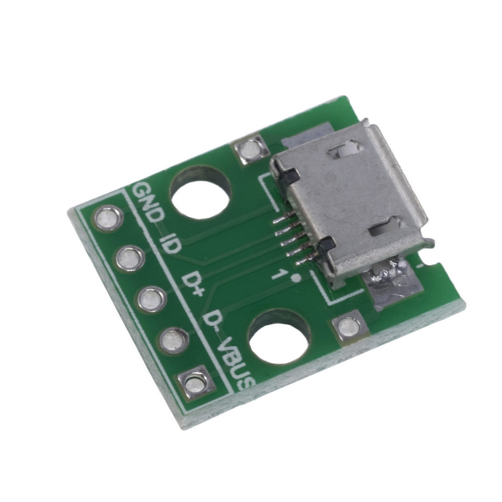 micro usb тип В на платі micro usb тип В на платі