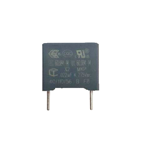MKP (class X2) 22nF 275VAC K (+/-10%), P = 10mm, 5x11x13mm (конденсатор плівковий) MKP (class X2) 22nF 275VAC K (+/-10%), P = 10mm, 5x11x13mm (конденсатор плівковий)