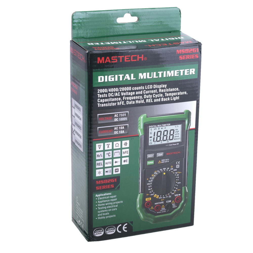 MS8268 (Мультиметр) Mastech від 1490 грн - РАДИОМАГ РКС КОМПОНЕНТЫ