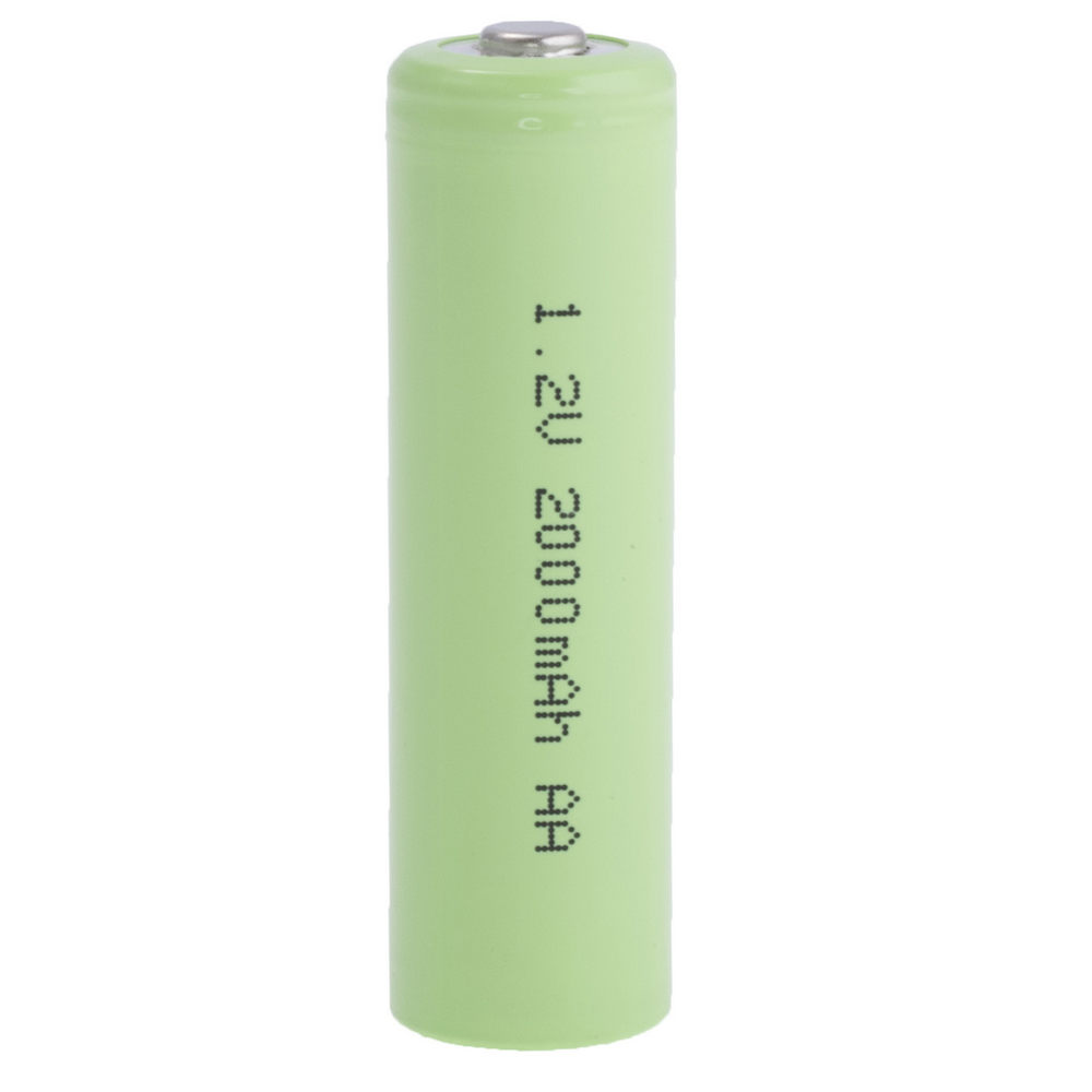 NiMH Battery Cell 1.2V 2000mAh AA cusp top