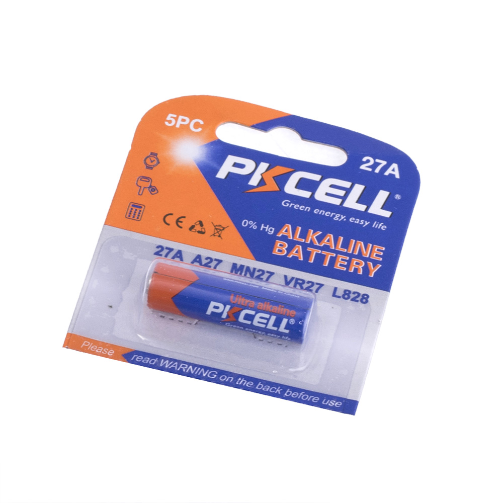 Батарейка PKCELL 27A/MN27/A27 12V лужна Батарейка PKCELL 27A/MN27/A27 12V лужна