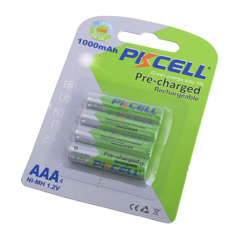 Акумулятор PKCELL AAA (1.2V, 1000mAh) NiMH Precharged