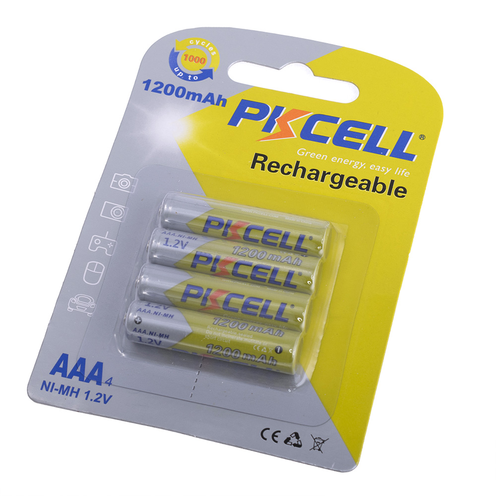 Акумулятор "AAA" 1200 mAh - PKCELL (NIMH rechargeable battery  AAA (1.2V, 1200mAh)