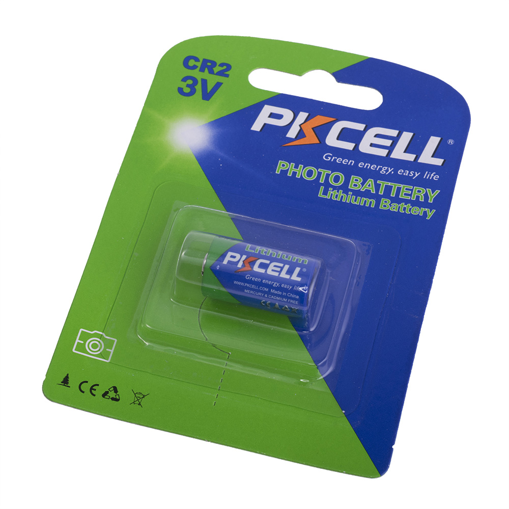 Батарейка PKCELL CR2 (3.0V, 850mAh) літієва