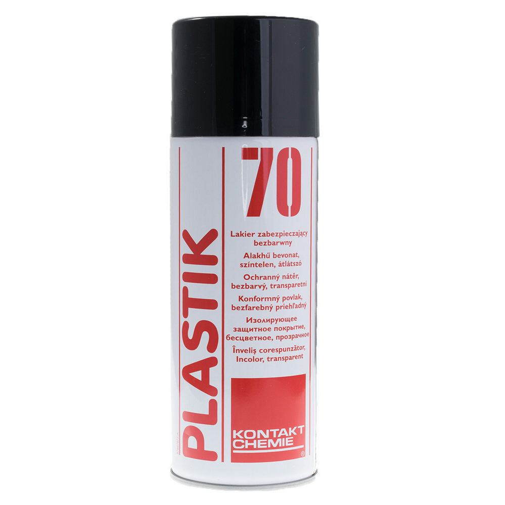 Лак для друкованих плат Plastik 70, 400мл. (74313-004) Kontakt Chemie Лак для друкованих плат Plastik 70, 400мл. (74313-004) Kontakt Chemie