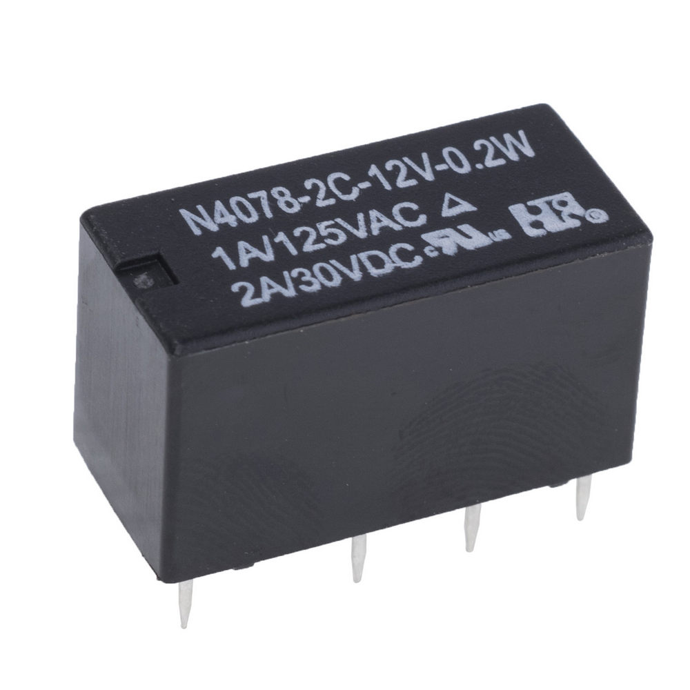 Реле N4078-2C-12V-0.2W Реле N4078-2C-12V-0.2W
