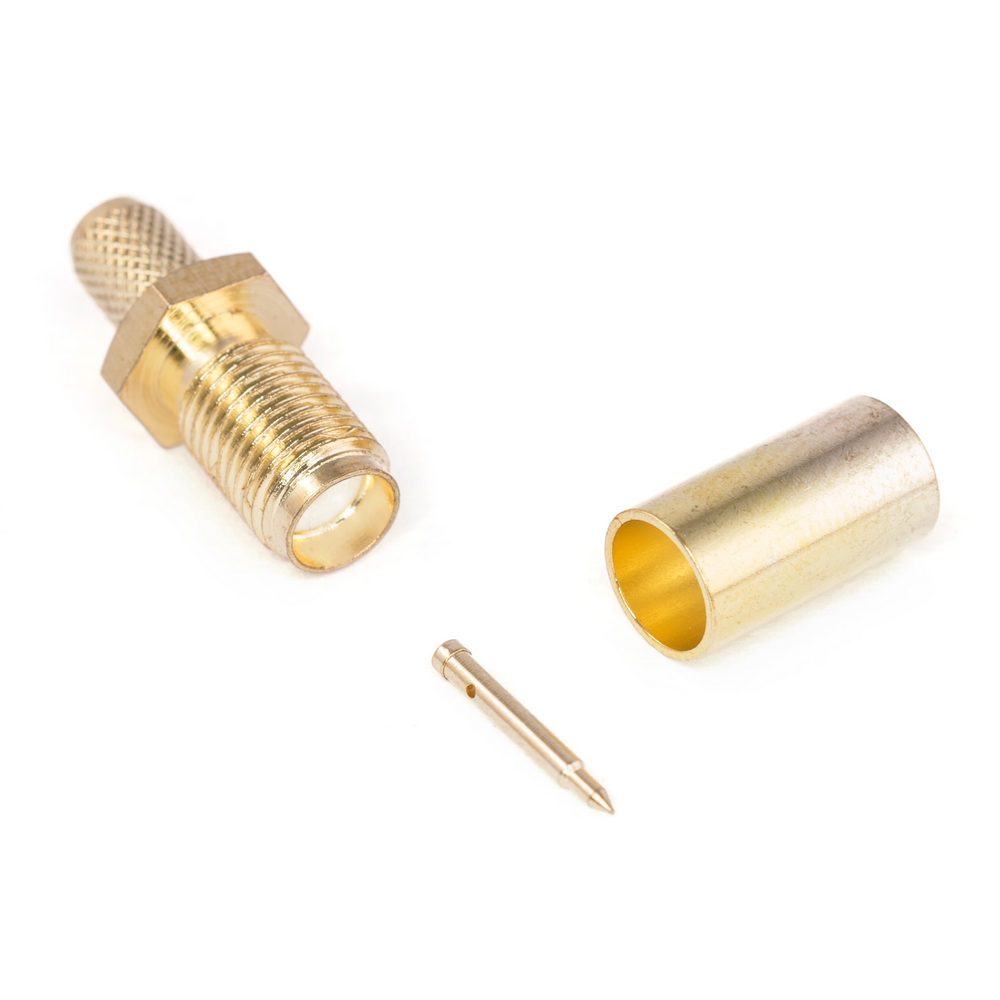 SMA-розетка(реверсная) на кабель (S-002-RP-58-TGG) (RP-SMA-C58PG)(SMA-013RP) (ВЧ-разъем) SMA-розетка(реверсная) на кабель (S-002-RP-58-TGG) (RP-SMA-C58PG)(SMA-013RP) (ВЧ-разъем)