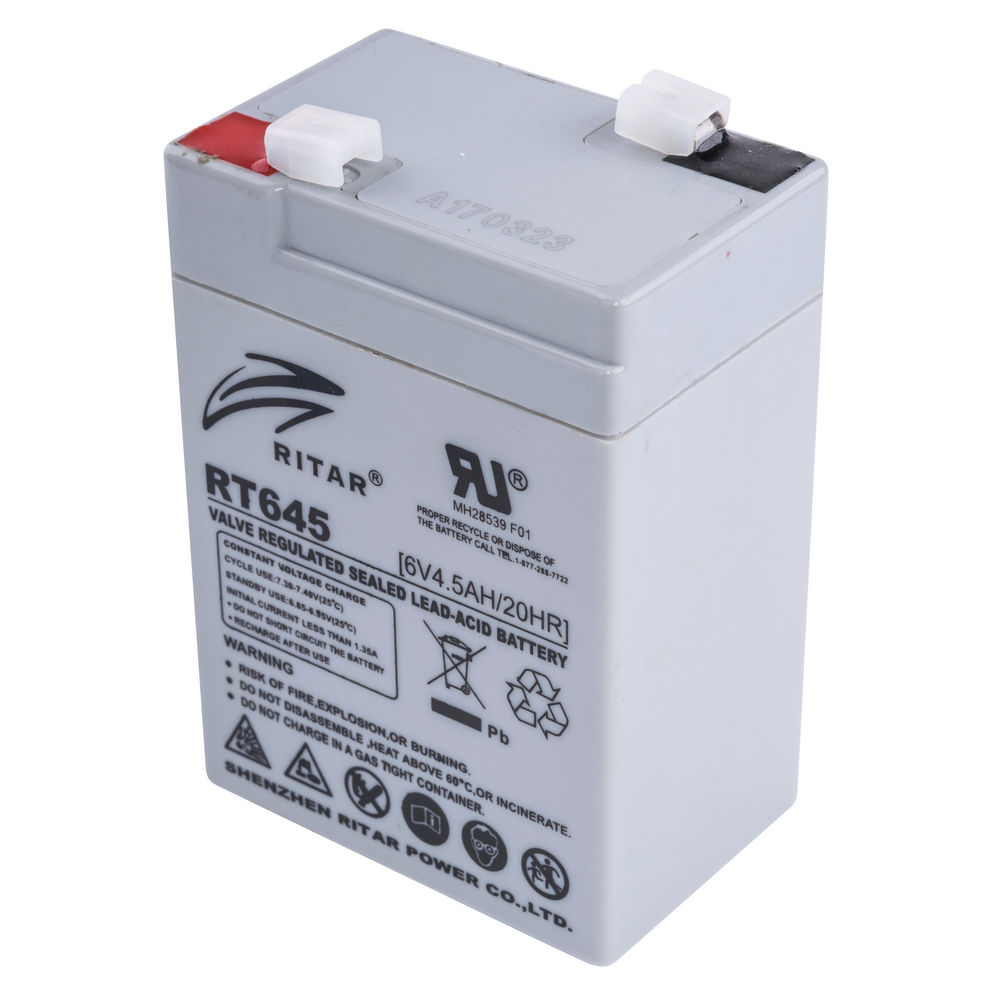 RT645, свинцевий, 6V, 4,5Ah RT645, свинцевий, 6V, 4,5Ah
