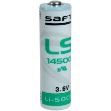 LS14500E (Li-SOCl2, 3.6В/2.6Ач, размер AA(Ø14.5x50мм))