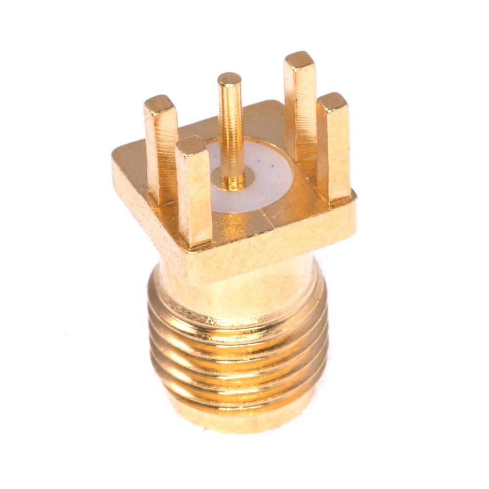 SMA-розетка на плату, крайня/торцева (SMA-50KE - Tecom) від 27.7 грн ...