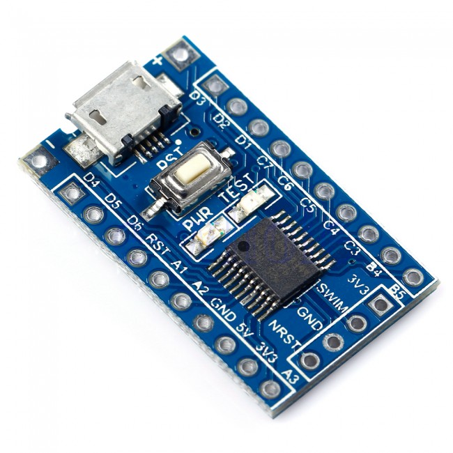 STM8S103F3P6 налагоджувальна плата