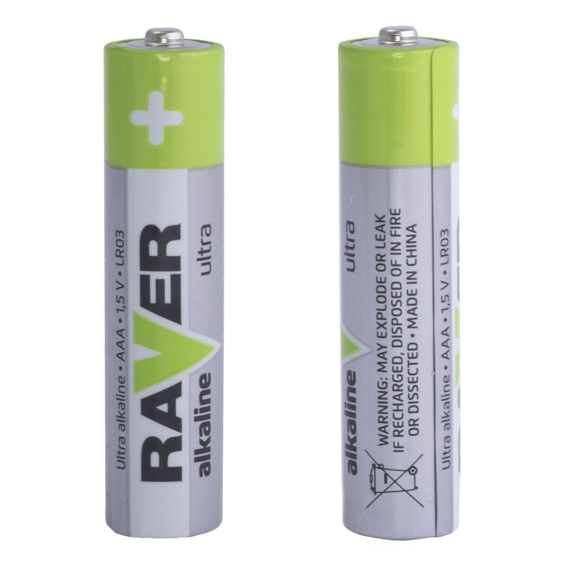 Батарейка лужна Ultra Alkaline LR03, AAA, 1.5V, RAVER Батарейка лужна Ultra Alkaline LR03, AAA, 1.5V, RAVER