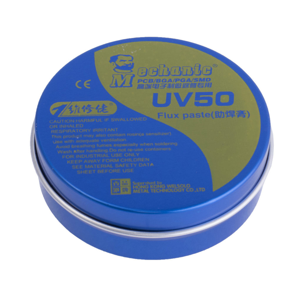 Флюс-паста UV50 [40г] (Mechanic) Halogen-free