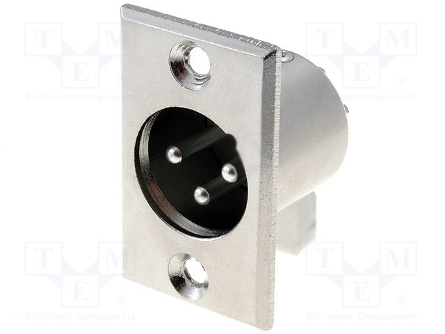 Гніздо XLR 3-піна (XLR-3W-C) Гніздо XLR 3-піна (XLR-3W-C)